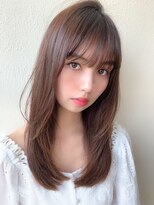 アフロートリノ(AFLOAT Leino) 吉武満里奈20代30代40代小顔無造作カールミディアムセミディ