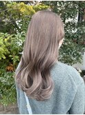 【LA PENSEE BLEU】ブリーチありグレージュ 透明感 艶髪 韓国