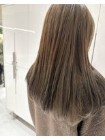 ガリカ 渋谷(Gallica)&nbsp;【神山未来】フェミニンロング/透明感オリーブベージュ<渋谷>