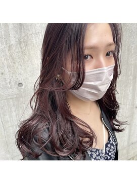 エストアール フクオカ 福岡博多店(est-r. Fukuoka) ピンクカラー/暖色系カラー/福岡美容室