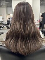 ジルブラン(JIL BLAN)&nbsp;ハイライトバレイヤージュダブルカラー20代30代40代グレージュ