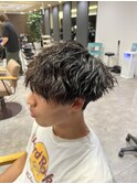 10代20代大人気メンズツイストスパイラルパーマ!
