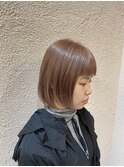 透明感ハイトーンボブ　パーソナルカラー診断/ボブ