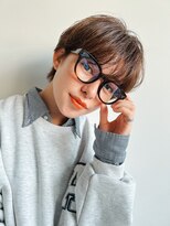 エニ 自由が丘(ENi)&nbsp;黒髪/グレーベージュ/レイヤーロング/前髪パーマ[自由が丘駅]