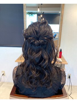 パプス ド コアフュール 宝塚中山寺店(Pap's de coiffeur) ハーフアップアレンジ♪