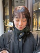 ミィ 表参道(mee.)&nbsp;切りっぱなしボブ/エアリーロング/美髪/ピンクブラウン/表参道