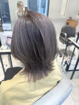 ネオリーブギンザ 銀座店(Neolive GINZA) (銀座) ブリーチ　ラベンダーカラー　グレーカラー