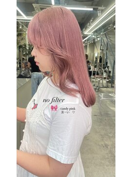 フェブ(fev) <fev_sakura>淡いSpecial pink ブリーチカラー