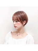 丸みショートボブ