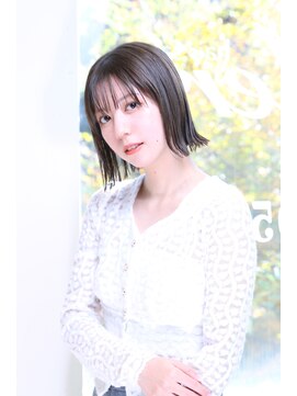 アエレ(Aere) 【Aere池袋】シースルーバング×外ハネ×グレージュ☆小林