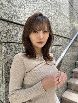 ミンクスオーバー(MINX OVER) メルティカラーフェミニンロング似合わせカット