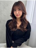 フェミニンロング/似合わせカット/メルティカラー/2wayバング1