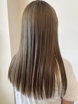 ピノリコ Hair&make pinorico&nbsp;mint graige ○ 毛先にハイライト残ってます！