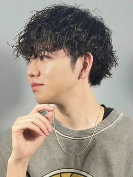 プレミアムバーバー 新宿店(PREMIUM BARBER produce by HIRO GINZA) スパイラルマッシュ