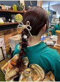 編み下ろし＋振袖着付け