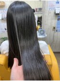 ノーブローで叶える美髪ストレート