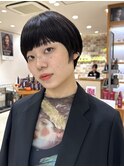 黒髪/マッシュショート