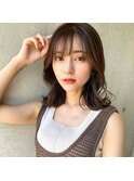 艶髪外ハネスタイル