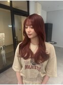20代30代40代抜け感レイヤーピンクベージュ