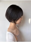 お客様style○グレージュカラー大人かわいい丸みショートボブ