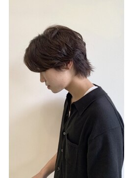 アン アオヤマ(Ann AOYAMA) センターパートミニウルフ/メンズウルフ