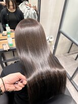 アレンヘアー 京橋店(ALLEN hair) 髪質改善ストレート×グレージュカラー