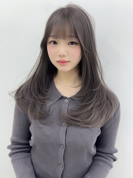 ディスイズ(thisis) 【thisis】ラベンダーグレージュ/韓国風/レイヤーカット