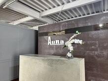 メンズ バーバー AuRa【3/5NEW OPEN（予定）】の雰囲気（入り口を開けて受け付けの高級感あります）