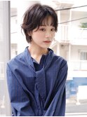 透け感/耳かけ/シンメトリー/レイヤーショート/鎌倉