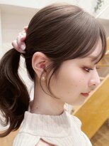 バイオレット 表参道店(Violet)&nbsp;結んでも可愛い顔周りレイヤー