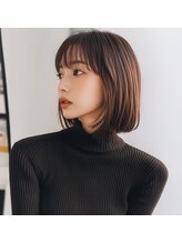 白髪染めだって明るく出来るBlancの明るい白髪染めは+ハイライトでハイトーンもOK！[六甲道/白髪染め]