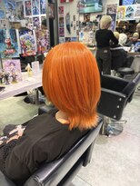 トーキョー オタクヘアー(TOKYO OTAKU HAIR) ブリーチ/オレンジカラー/ウルフカット