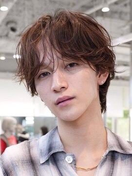 フィフス 大分(fifth) 大分シャドウパーマメンズカットラウンドマッシュツーブロック