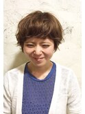 外ハネショートヘア◎30代40代50代