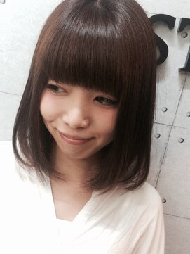 ヘアーデザイン アステール(Hair Design Aster) ナチュラルワンカールボブ