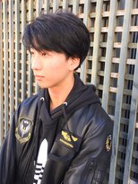 パティオン(PATIONN)&nbsp;メンズ☆黒髪風ツーブロマッシュスタイル【表参道青山原宿】