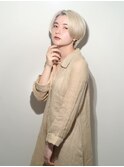 ジェンダーレス前下がりボブ