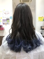 ヘアーサロンデフォーエバー(hairsalon de Forever) 毛先グラデーションカラー×鬼滅の刃カラー