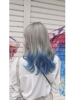 ヘアーブランド ビーアーツ(hair brand b arts) 【Ｈｉｎａ】マーメイドブルーグラデーション