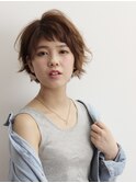 【 mist 】短め前髪のナチュラルショート（金沢文庫/金沢八景）