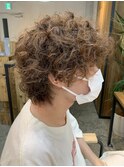 【MITSU】くせ毛風スパイラルパーマ×ウルフ