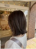 【お洒落イヤリングカラー/レイヤーボブ】