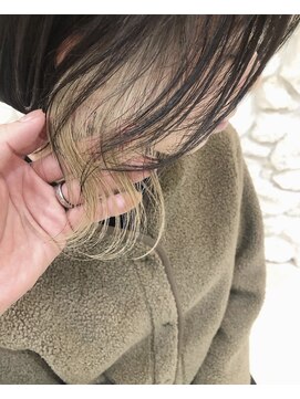 モアナバイヘッドライト 曽根店(Moana by HEADLIGHT) Moanaインナーカラー#アッシュベージュ