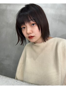 ロンドプロフィール 浦和(Lond profil) 【ワンランク上のボブ】切りっぱなしボブペールベージュ【浦和】