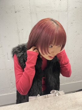 タロ(TALO) 【TALO】ストレートでキマる。ピンクとデザインカット