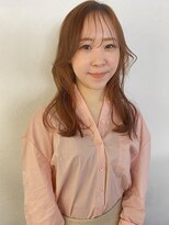 ソイ コンク 下北沢(soi conc)&nbsp;2wayバング/顔まわりレイヤー/オレンジブラウン