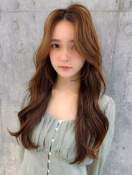 シーシンジュク 新宿南口(Sea shinjuku) 韓国風前髪×チョコレートカラー【髪質改善/新宿/大人ガーリー】