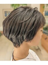 グラムゼロ 大人カワイイショートボブスタイル