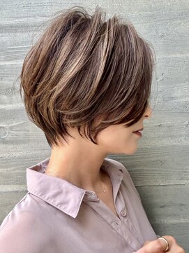 ロンドプロフィール 浦和(Lond profil) 浦和ショートヘアショートカット白髪ぼかし白髪染めボブ40代50代