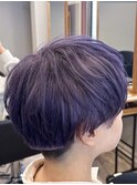 メンズカット/マッシュ/ラベンダー/ブリーチカラー/上大岡